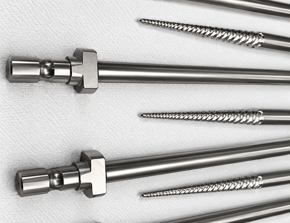 Collage of precision machined parts